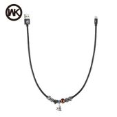 USB kábel WK-Design Jewellery micro USB čierny
