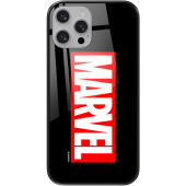 Sklenené puzdro na Apple iPhone X/XS Original Licence Cover Premium Glass Marvel 005