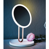 Kozmetické Make-Up zrkadlo iMirror Balet nabíjací s LED Line osvetlením ružové