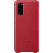 Kožené puzdro Samsung na Samsung Galaxy S20 G980 EF-VG980LR Leather Cover červené