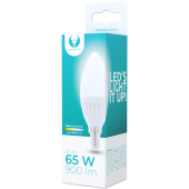 LED žiarovka Forever E14 C37 10W 230V 6000K 1050lm keramická