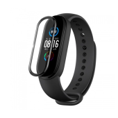 Tvrdené sklo Home Screen na Xiaomi Mi Band 3/4/5 Full Cover čierne