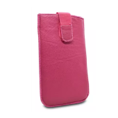 Puzdro vsuvka uni pravá koža, SK výroba veľkosť 13 ružové