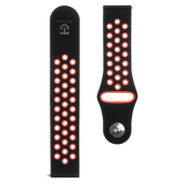 Náhradný remienok Tactical 701 Double 20 mm čierno-červený