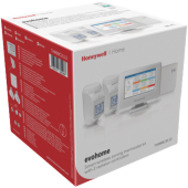 Honeywell Home Evohome štartovací set 2 kotol CZ THR99C3112, Evohome Touch WiFi + 2x termohlavica HR92 + BDR91