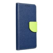 Diárové puzdro na Samsung Galaxy A52 5G Fancy Book modro limetkové 