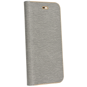 Diárové puzdro na Samsung Galaxy A52/A52 5G Forcell Luna Gold strieborné