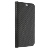 Diárové puzdro na Xiaomi Redmi Note 10 Pro Forcell Luna Carbon čierne