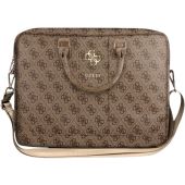 Guess PU 4G Metal Logo Computer Bag 15/16" GUCB15G4GFBR Brown