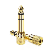Audio adaptér z 3.5 mm jack na 6.5mm UGreen zlatý