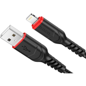 Kábel HOCO VICTORY X59, USB na Lightning 8-pin 2,4A , 1m, čierny
