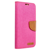 Diárové puzdro na Samsung Galaxy A22 5G Canvas ružové