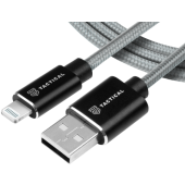 Kábel Tactical Fast Rope Aramid 028, USB-A na Lightning MFI, 1m, sivý