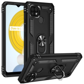 Odolné puzdro na Realme C21 Ring Armor čierne