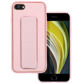Silikónové puzdro na Apple iPhone 7/8/SE 2020 Forcell Kickstand ružové