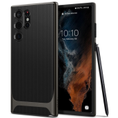 Plastové puzdro na Samsung Galaxy S22 Ultra 5G Spigen Neo Hybrid čierne