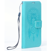 Diárové puzdro na Xiaomi Redmi 9C/10A Forcell MEZZO lapač snov zelené