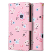 Diárové puzdro na Samsung Galaxy A13 A135 Tech-protect ružové kvety