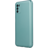 Silikónové puzdro na Motorola Moto G22/E32s/E32 Metallic zelené
