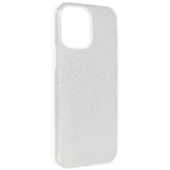 Silikónové puzdro na Apple iPhone 14 Pro Max Forcell Shining strieborné