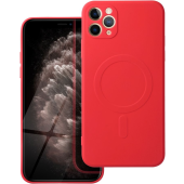 Silikónové puzdro na Apple iPhone 11 Pro Silicone Mag Cover červené