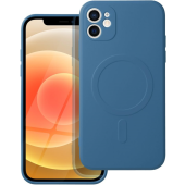 Silikónové puzdro na Apple iPhone 12 Mini Silicone Mag Cover modré