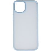 Plastové puzdro na Apple iPhone 13 Satin Matt modré