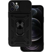 Odolné puzdro na Samsung Galaxy S20 FE Camshield Ring Armor čierne