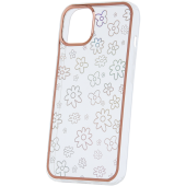 Silikónové puzdro na Apple iPhone 7/8/SE 2020/SE 2022 Trendy kvety transparentné