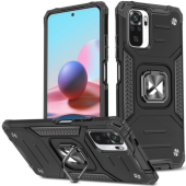 Odolné puzdro na Xiaomi Redmi Note 10/10S/Poco M5s Ring Armor Rugged čierne