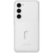 Plastové puzdro Samsung na Samsung Galaxy S23 5G S911 EF-MS911CWE Frame Cover biele