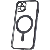 Plastové puzdro na Apple iPhone 14 Pro Max Color Chrome MagSafe čierne