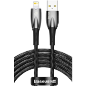 Kábel Baseus Glimmer Series CADH000301, USB-A na Apple Lightning 8-pin 2,4A, 2m, čierny