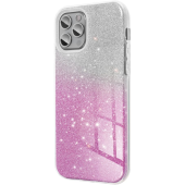 Obal SHINING Case Apple iPhone 15 Pro clear/pink