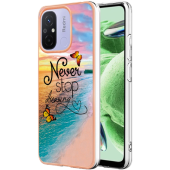 Silikónové puzdro na Xiaomi Redmi 12C Design motýle