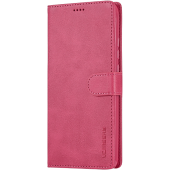 Diárové puzdro na Xiaomi Redmi 12 LTE/5G Texture Calf Book ružové