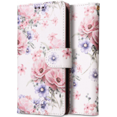 Diárové puzdro na Xiaomi Redmi 12C Tech-Protect Wallet Blossom Flower