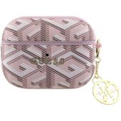 Obal Guess PU G Cube Charm AirPods Pro GUAPPGCE4CP Pink