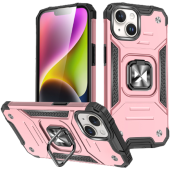 Odolné puzdro na Apple iPhone 13 Pro Max Ring Armor Rugged ružové