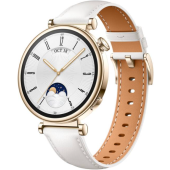 Huawei Watch GT 4 41mm White Leather Strap