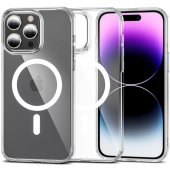 Plastové puzdro na Apple iPhone 15 Pro Tech-Protect Flexair Hybrid MagSafe transparentné