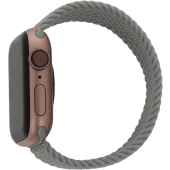 Náhradný remienok na Apple Watch 42/44/45 mm, dĺžka 155mm, Elastic band M, sivý