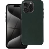 Plastové puzdro na Apple iPhone 13 Pro Max Woven Mag Cover zelené