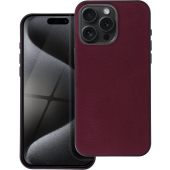 Plastové puzdro na Apple iPhone 14 Pro Max Woven Mag Cover bordové