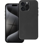 Plastové puzdro na Apple iPhone 15 Plus Woven Mag Cover čierne