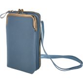 Obal 2in1 phone bag, univerzálne puzdro/peňaženka na mobil, blue