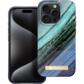 Plastové puzdro na Apple iPhone 15 Plus Forcell F-Protect Mirage MagSafe jade marble