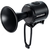 Rockbros 34210002001, elektronický zvonček na bicykel, čierny