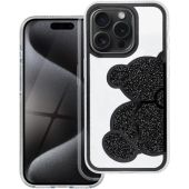 Obal TEDDY BEAR Case Apple iPhone 15 Pro black