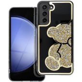 Obal TEDDY BEAR Case Samsung Galaxy S22 5G S901 gold